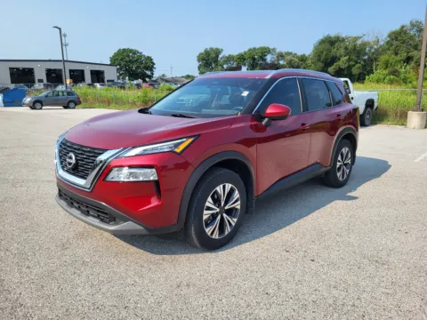 Red 2023 Nissan Rogue SV for sale in Terre Haute, IN
