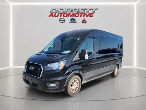 Black 2024 Ford Transit Wagon T-350 Med Roof Slide XLT for sale in Terre Haute, IN