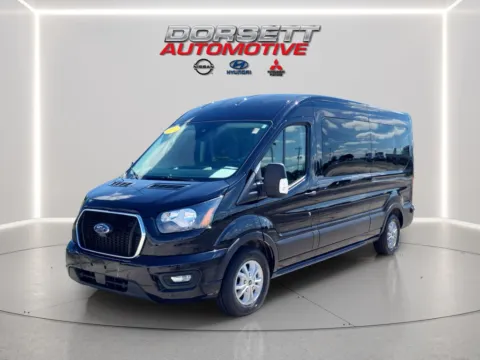 Black 2024 Ford Transit Wagon T-350 Med Roof Slide XLT for sale in Terre Haute, IN