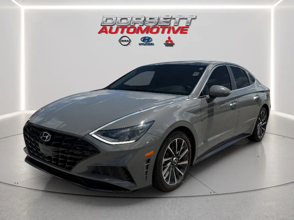Gray 2021 Hyundai Sonata Limited for sale in Terre Haute, IN