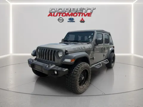 Gray 2022 Jeep Wrangler Unlimited Sport for sale in Terre Haute, IN
