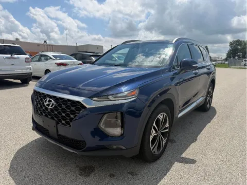 Blue 2019 Hyundai Santa Fe Ultimate for sale in Terre Haute, IN