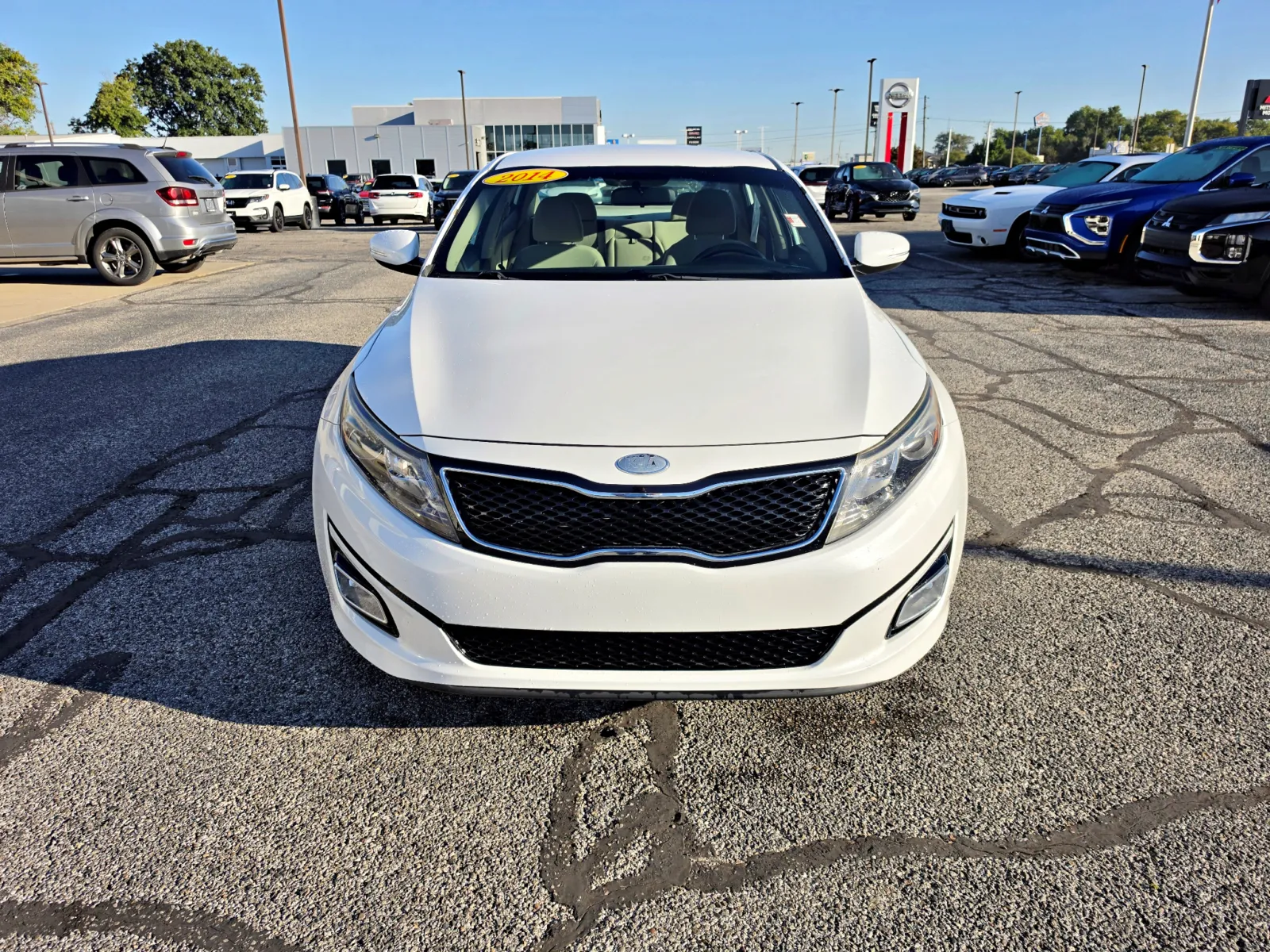 Used 2014 Kia Optima LX with VIN 5XXGM4A71EG264050 for sale in Terre Haute, IN