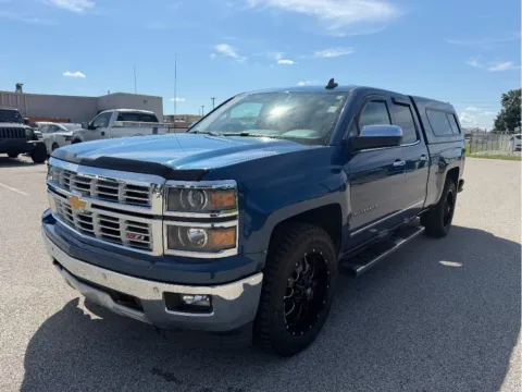 Blue 2015 Chevrolet Silverado 1500 LTZ for sale in Terre Haute, IN