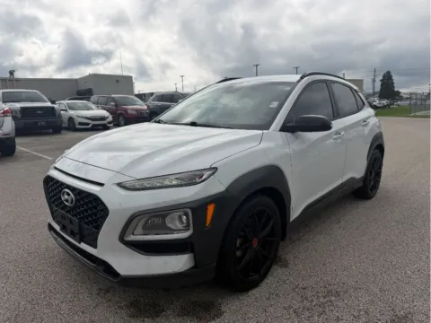 White 2021 Hyundai Kona NIGHT for sale in Terre Haute, IN
