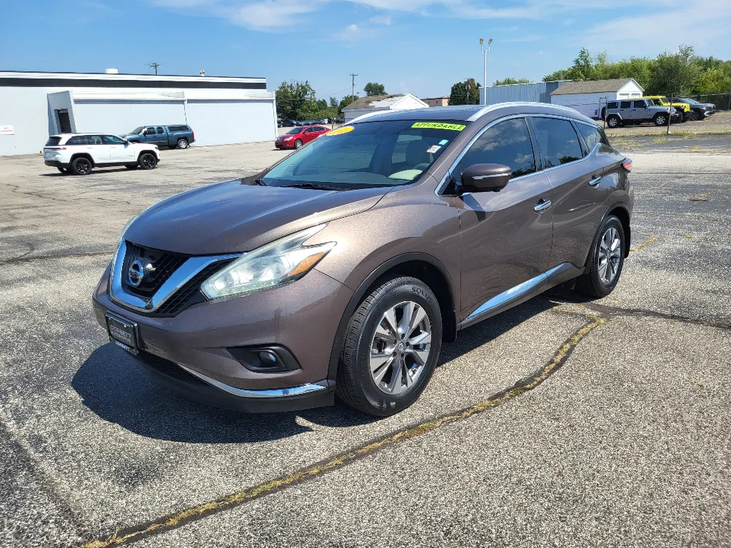 Used 2015 Nissan Murano SL with VIN 5N1AZ2MH3FN271356 for sale in Terre Haute, IN