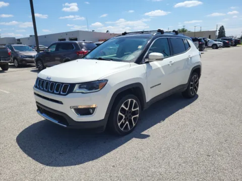 White 2019 Jeep Compass Limited for sale in Terre Haute, IN