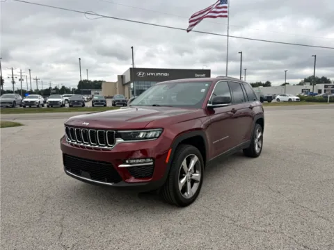 Red 2022 Jeep Grand Cherokee Limited for sale in Terre Haute, IN