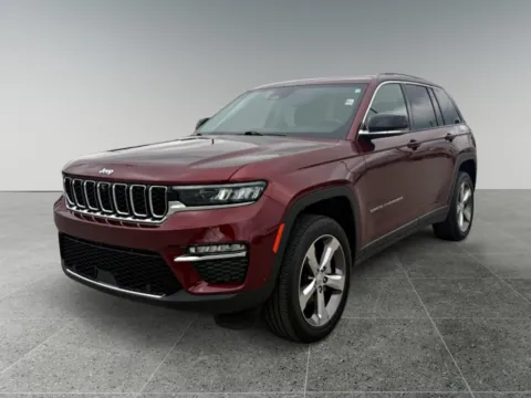 Red 2022 Jeep Grand Cherokee Limited for sale in Terre Haute, IN