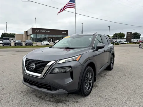 Gray 2022 Nissan Rogue S for sale in Terre Haute, IN