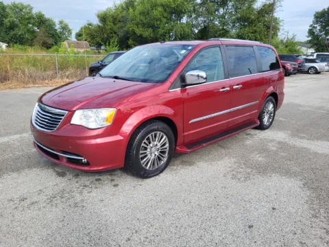 Red 2011 Chrysler Town & Country Limited for sale in Terre Haute, IN
