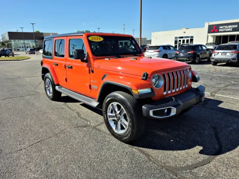 More photos of 2018 Jeep Wrangler Sahara at Dorsett Mitsubishi, IN
