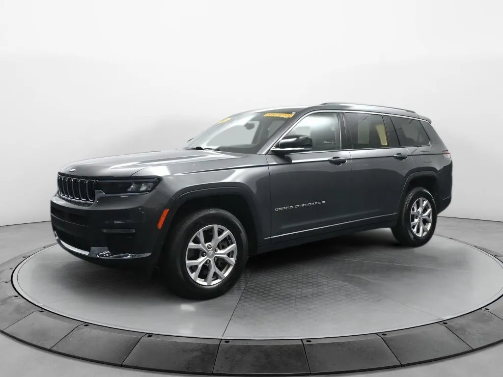 Gray 2022 Jeep Grand Cherokee L Limited for sale in Terre Haute, IN