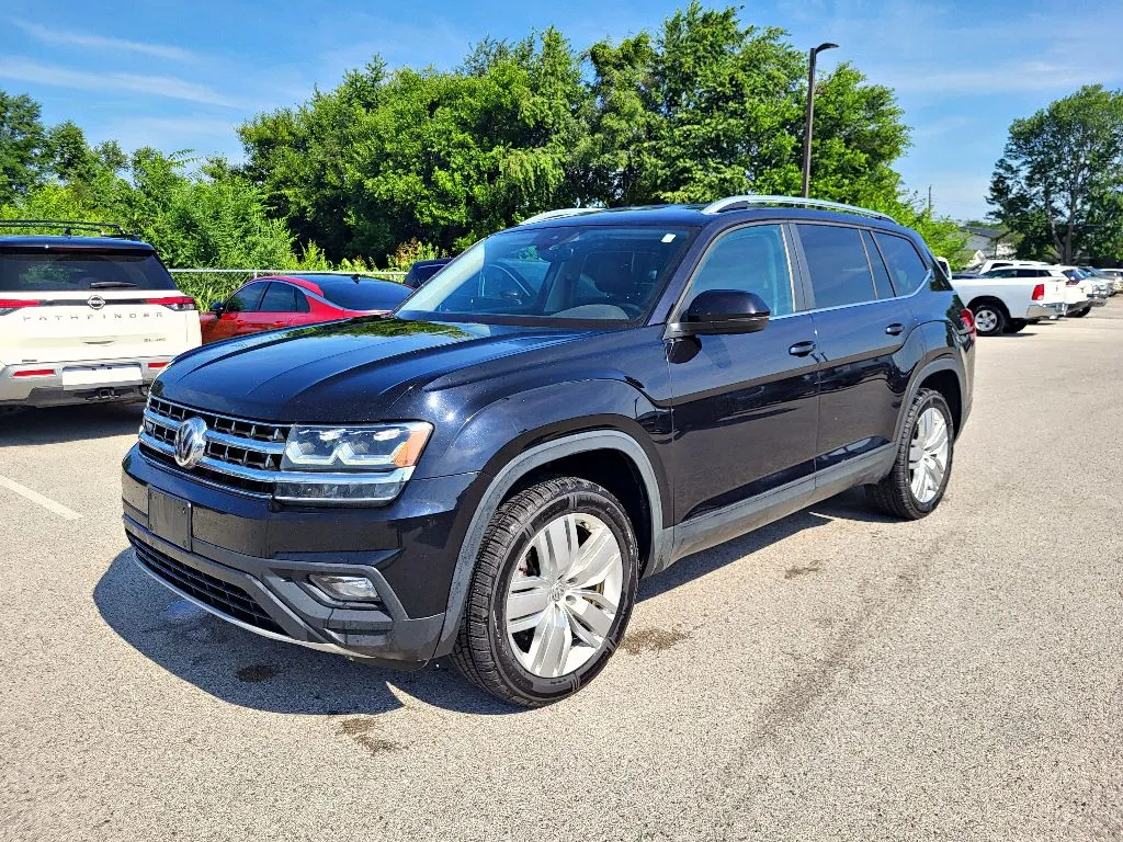 Black 2019 Volkswagen Atlas 3.6L V6 SE w/Technology for sale in Terre Haute, IN