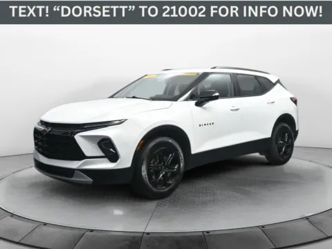 White 2023 Chevrolet Blazer LT for sale in Terre Haute, IN