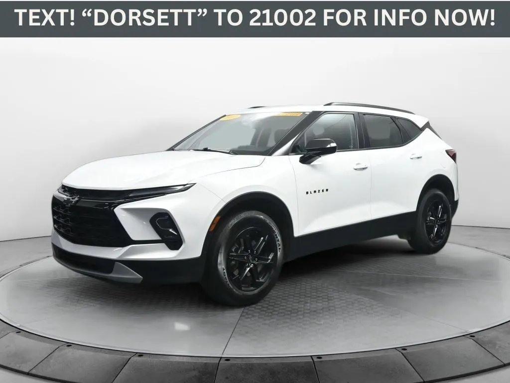 White 2023 Chevrolet Blazer LT for sale in Terre Haute, IN