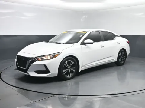 White 2021 Nissan Sentra SV for sale in Terre Haute, IN