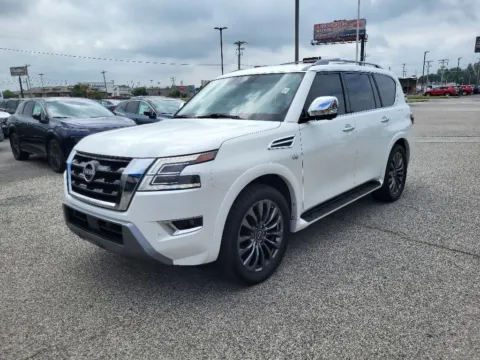 White 2022 Nissan Armada Platinum for sale in Terre Haute, IN