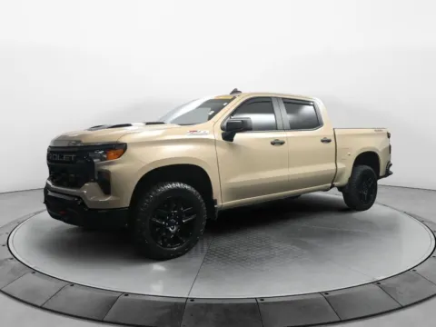 Beige 2022 Chevrolet Silverado 1500 Custom Trail Boss for sale in Terre Haute, IN