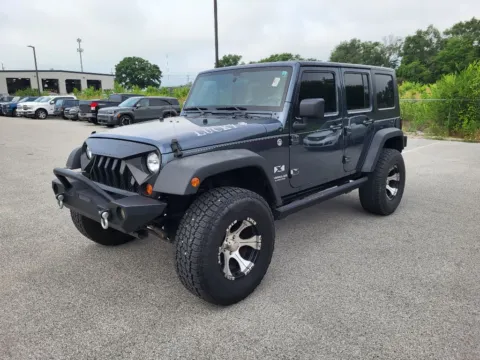 Blue 2008 Jeep Wrangler Unlimited Unlimited X for sale in Terre Haute, IN
