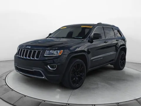 Black 2015 Jeep Grand Cherokee Limited for sale in Terre Haute, IN