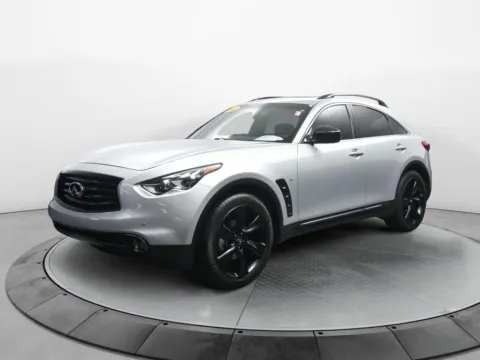 Silver 2016 INFINITI QX70 Base (A7) for sale in Terre Haute, IN