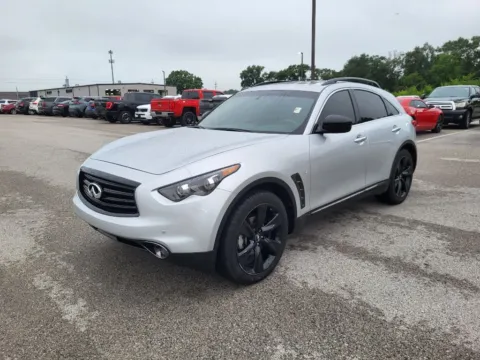 Silver 2016 INFINITI QX70 Base (A7) for sale in Terre Haute, IN