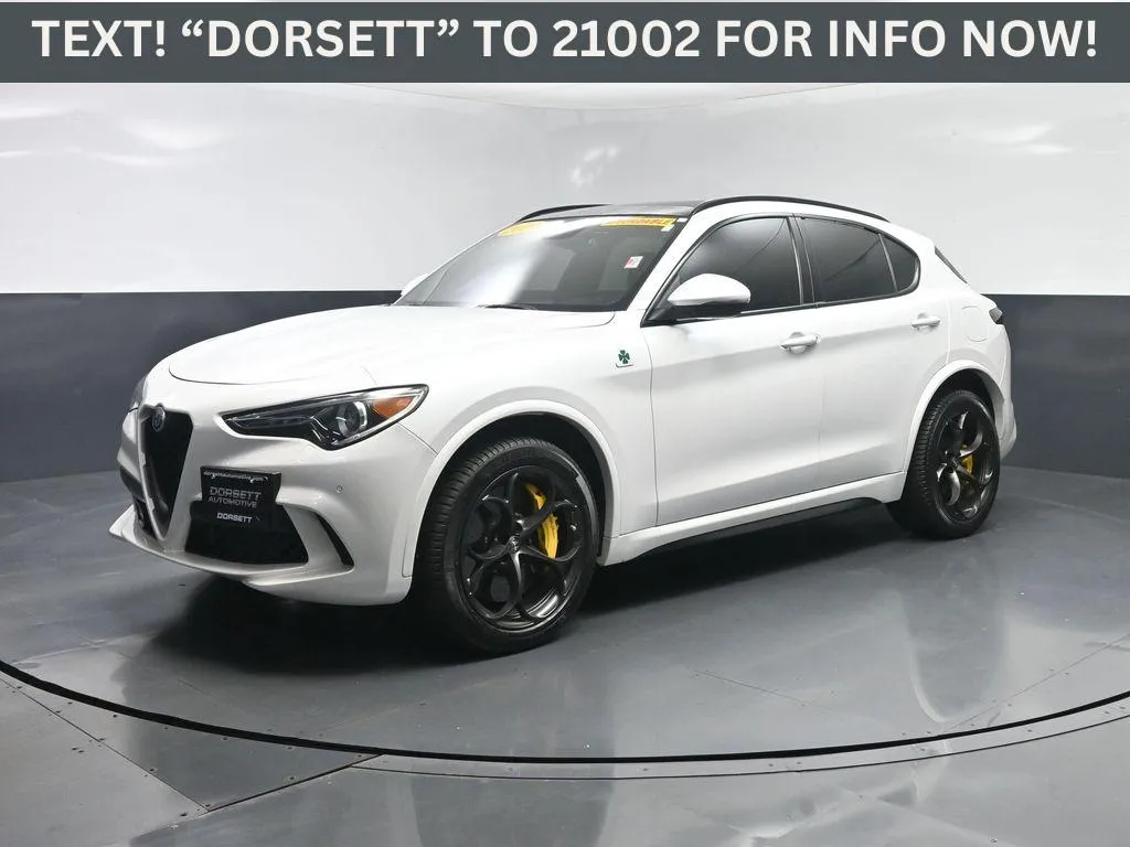 White 2019 Alfa Romeo Stelvio Quadrifoglio for sale in Terre Haute, IN