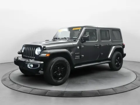 Gray 2023 Jeep Wrangler Sahara for sale in Terre Haute, IN