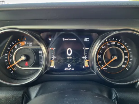 Another view of 2023 Jeep Wrangler Sahara for sale in Terre Haute, IN at Dorsett Mitsubishi