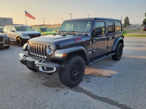 Gray 2023 Jeep Wrangler Sahara for sale in Terre Haute, IN