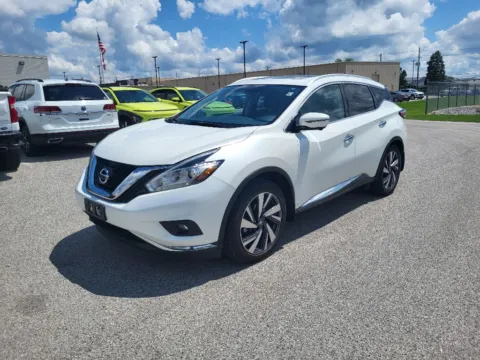 White 2016 Nissan Murano Platinum for sale in Terre Haute, IN