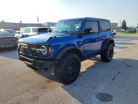 Blue 2021 Ford Bronco Advanced First Edition for sale in Terre Haute, IN