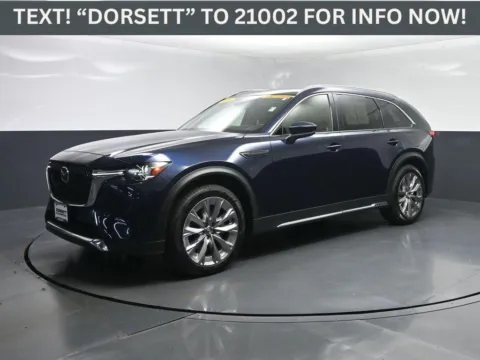 Blue 2024 Mazda CX-90 3.3 Turbo Premium for sale in Terre Haute, IN