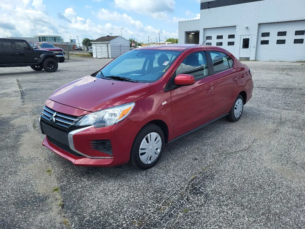 Red 2022 Mitsubishi Mirage G4 ES for sale in Terre Haute, IN