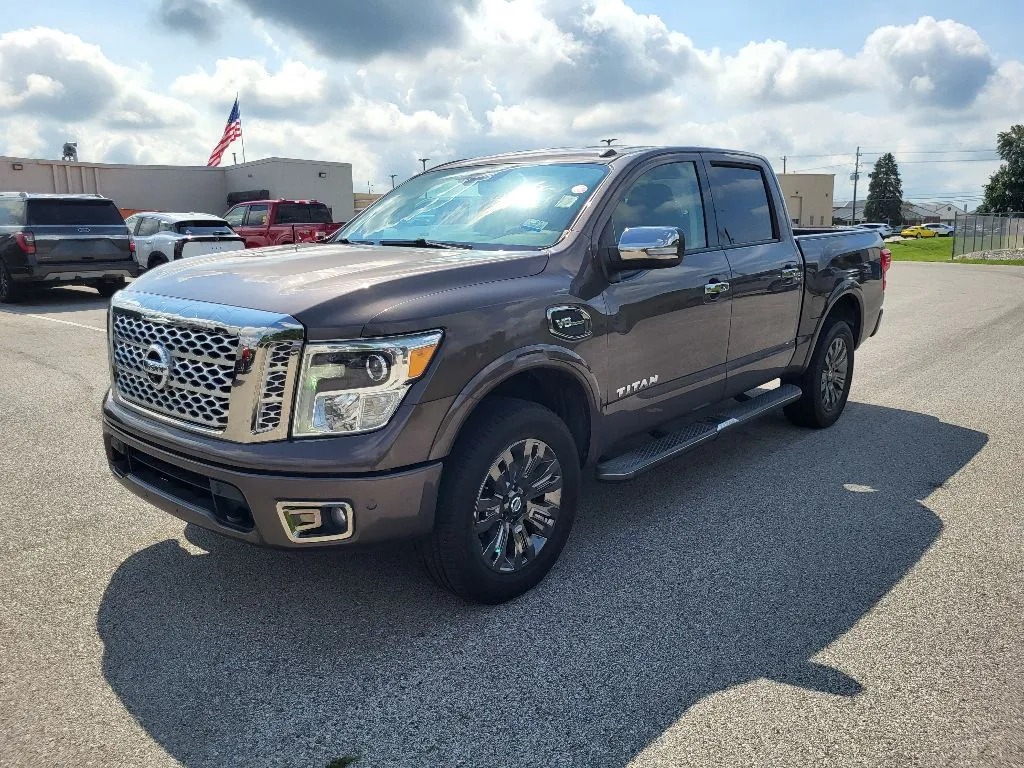 Brown 2017 Nissan Titan Platinum Reserve for sale in Terre Haute, IN