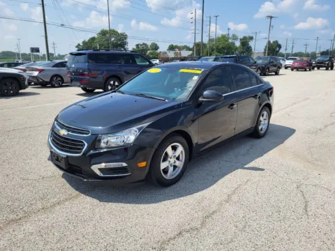 Black 2016 Chevrolet Cruze Limited LT for sale in Terre Haute, IN