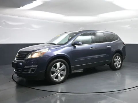Blue 2014 Chevrolet Traverse LTZ for sale in Terre Haute, IN