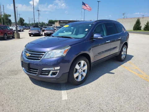 Blue 2014 Chevrolet Traverse LTZ for sale in Terre Haute, IN