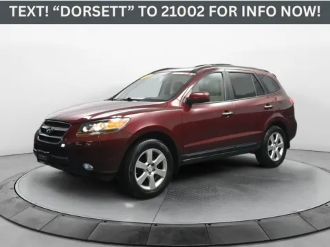 Red 2007 Hyundai Santa Fe for sale in Terre Haute, IN