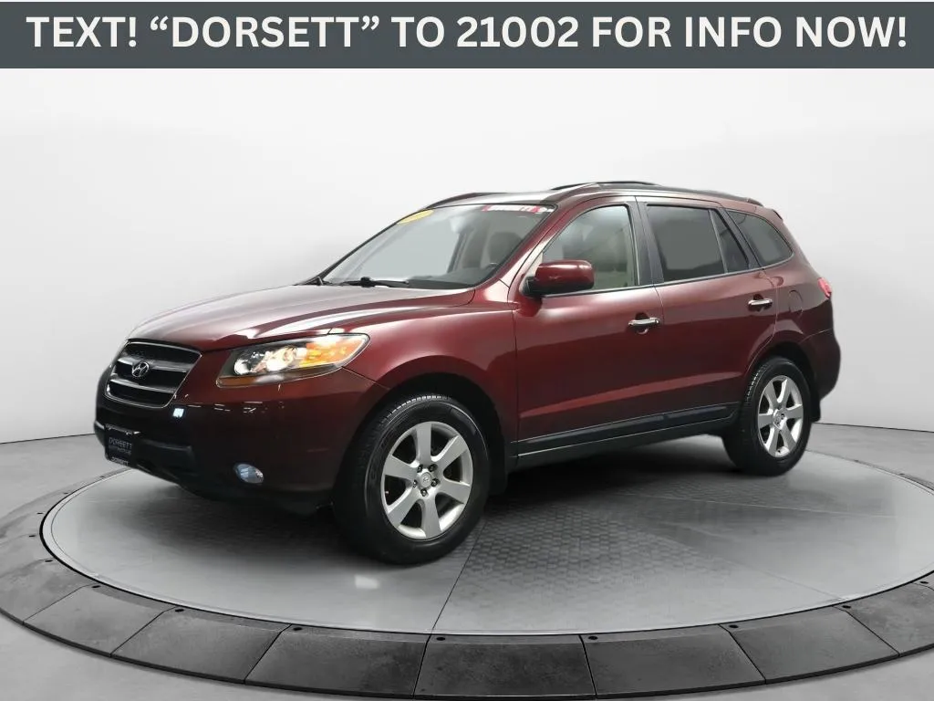 Red 2007 Hyundai Santa Fe for sale in Terre Haute, IN