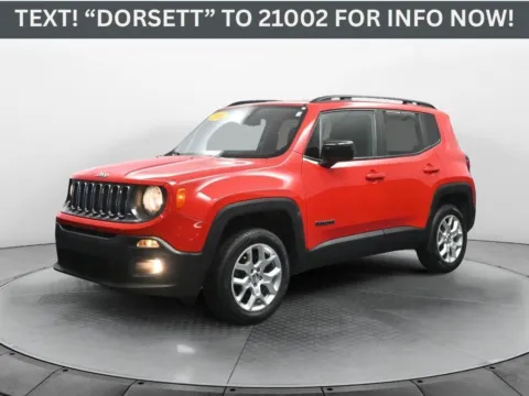 Red 2016 Jeep Renegade Latitude for sale in Terre Haute, IN