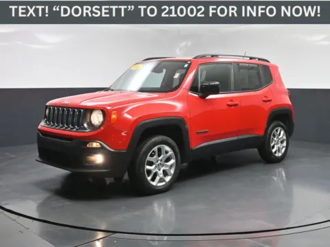 Red 2016 Jeep Renegade Latitude for sale in Terre Haute, IN