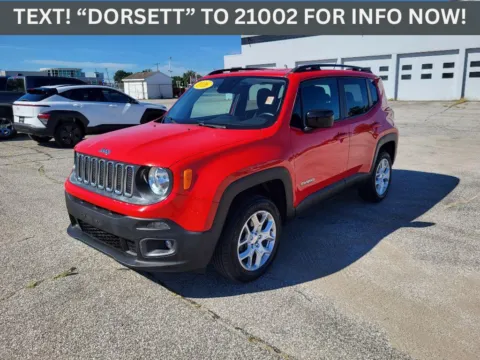 Red 2016 Jeep Renegade Latitude for sale in Terre Haute, IN