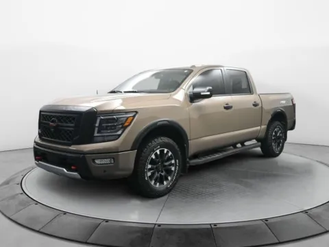 Beige 2021 Nissan Titan PRO-4X for sale in Terre Haute, IN