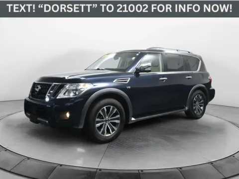 Blue 2019 Nissan Armada SL for sale in Terre Haute, IN