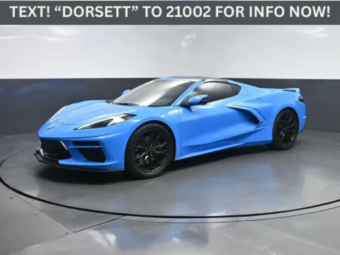 Blue 2023 Chevrolet Corvette 3LT for sale in Terre Haute, IN