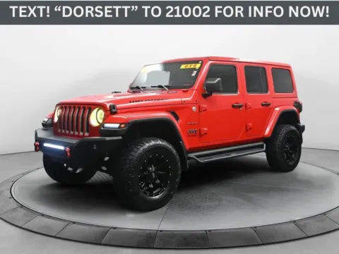 Red 2020 Jeep Wrangler Sahara for sale in Terre Haute, IN