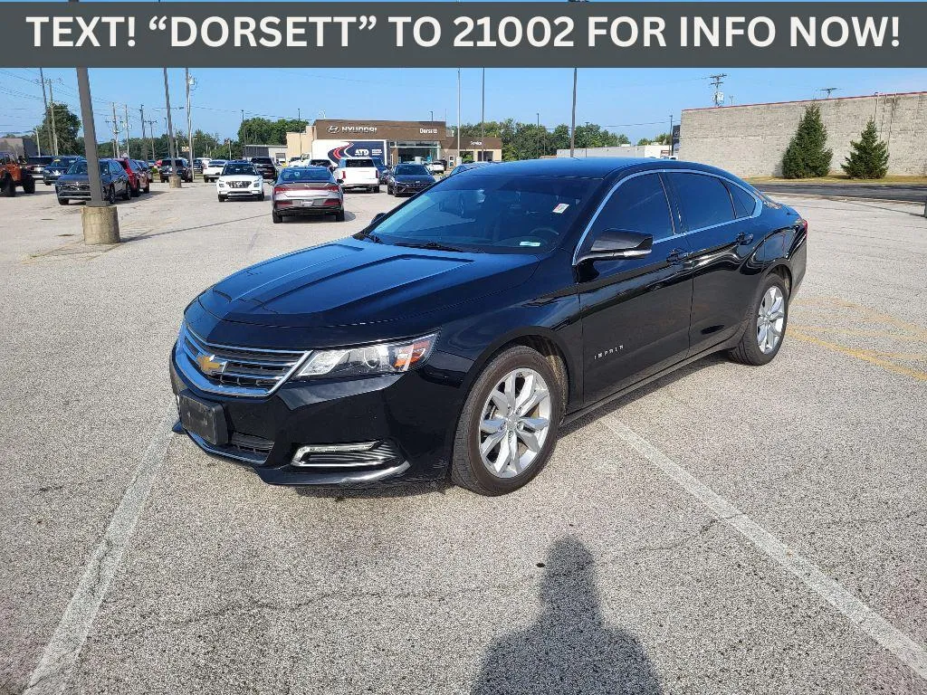 Black 2019 Chevrolet Impala LT for sale in Terre Haute, IN