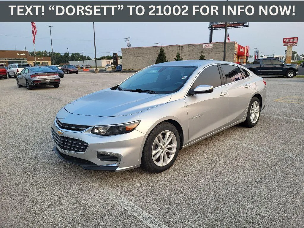 Silver 2016 Chevrolet Malibu LT for sale in Terre Haute, IN